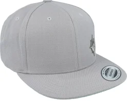 Windrose Mountain Grey Patch Silver Snapback - Wild Spirit