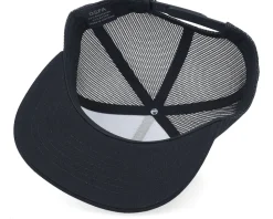 Winged Black A-Frame Trucker Snapback - Fox