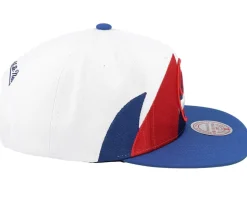 Winnipeg Jets Vintage Sharktooth White/Blue Snapback - Mitchell & Ness