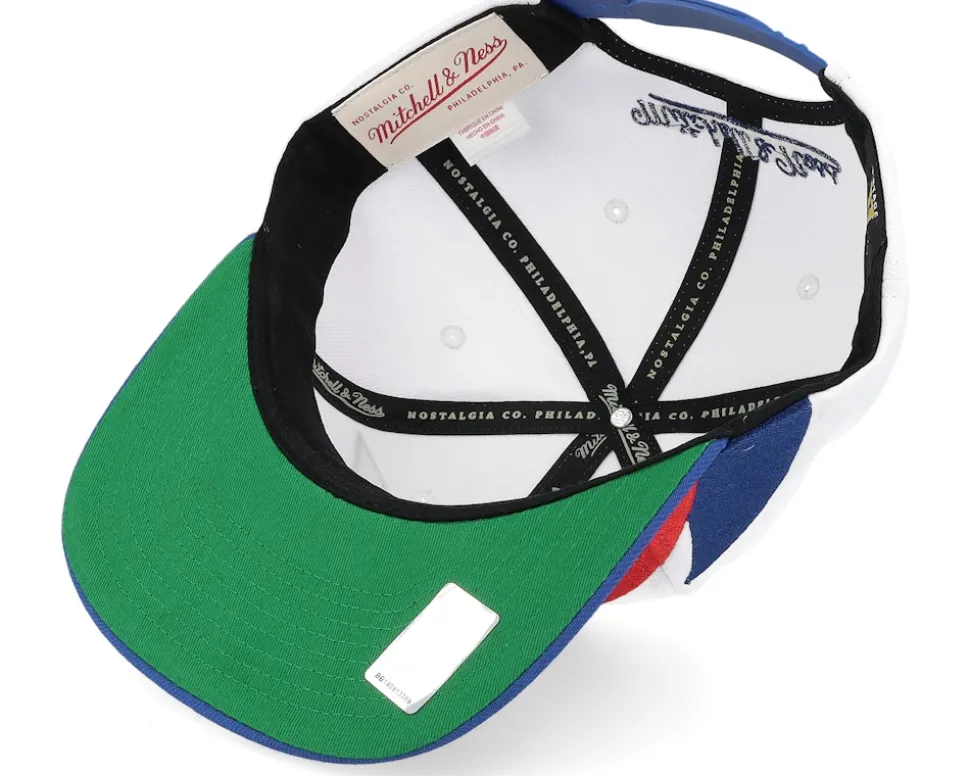 Winnipeg Jets Vintage Sharktooth White/Blue Snapback - Mitchell & Ness