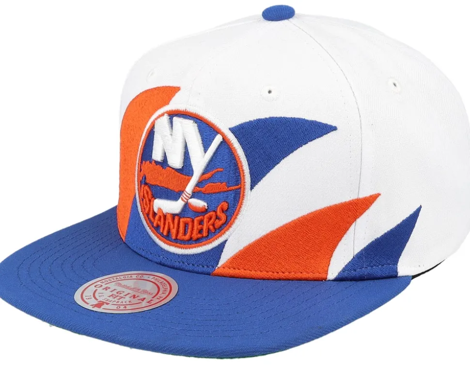 Winnipeg Jets Vintage Sharktooth White/Blue Snapback - Mitchell & Ness