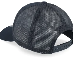 Wire Logo Black Trucker - Bearded Man