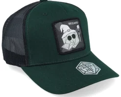 Wizard Box Patch Dark Green/Black/Pink Trucker - Critiql Hit