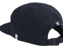 Woah Flat Black 5-Panel - Wei