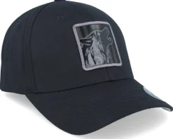 Wolf Black Metallic Patch Black Flexfit - Iconic