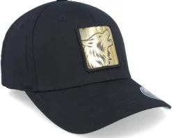 Wolf Gold Patch Black Flexfit - Iconic