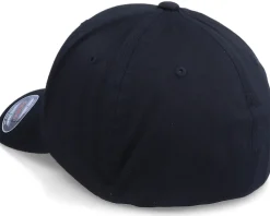 Wolf Howling At The Moon Black Flexfit - Iconic