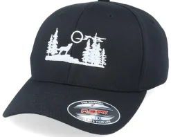 Wolf Nature Silhouette Black Flexfit - Wild Spirit