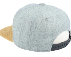Wolf Nature Silhouette Grey/Suede Snapback - Wild Spirit
