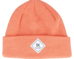 Womens Label Beanie Coral Cuff - DC