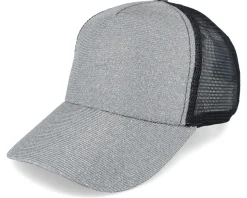 Womens Ponytail New York Sparkle Cap Babypink Trucker - Result