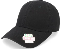 Women's Washed Slouch Black Dad Cap - American Needle