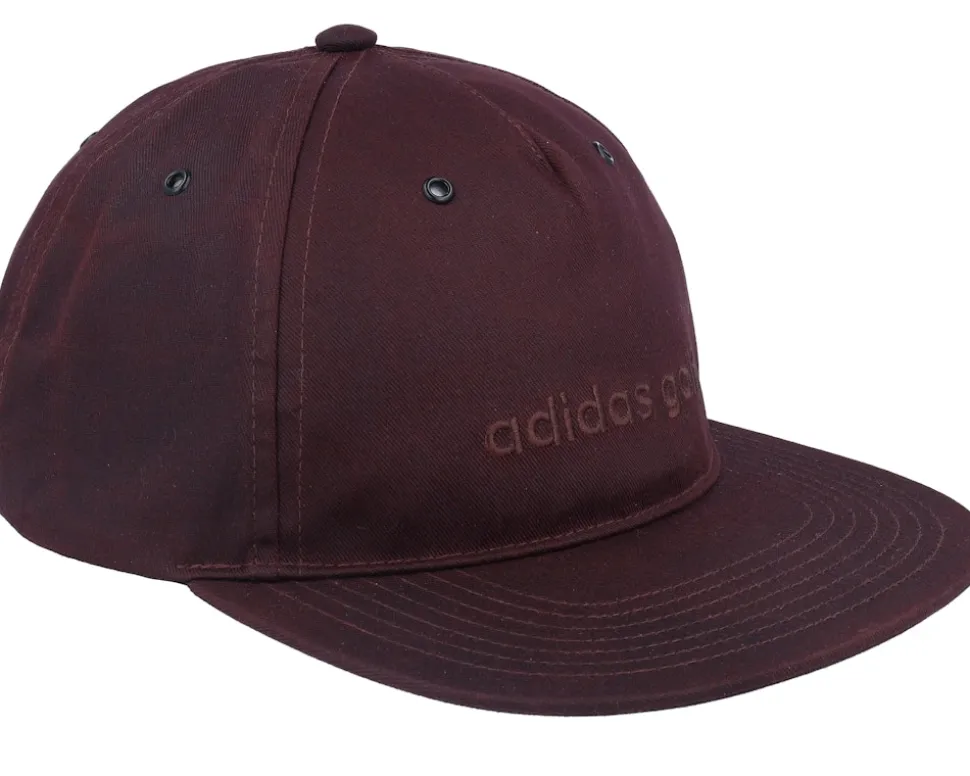 Womens Waxed Canvas 5 Panel Aurora Ruby Strapback - Adidas