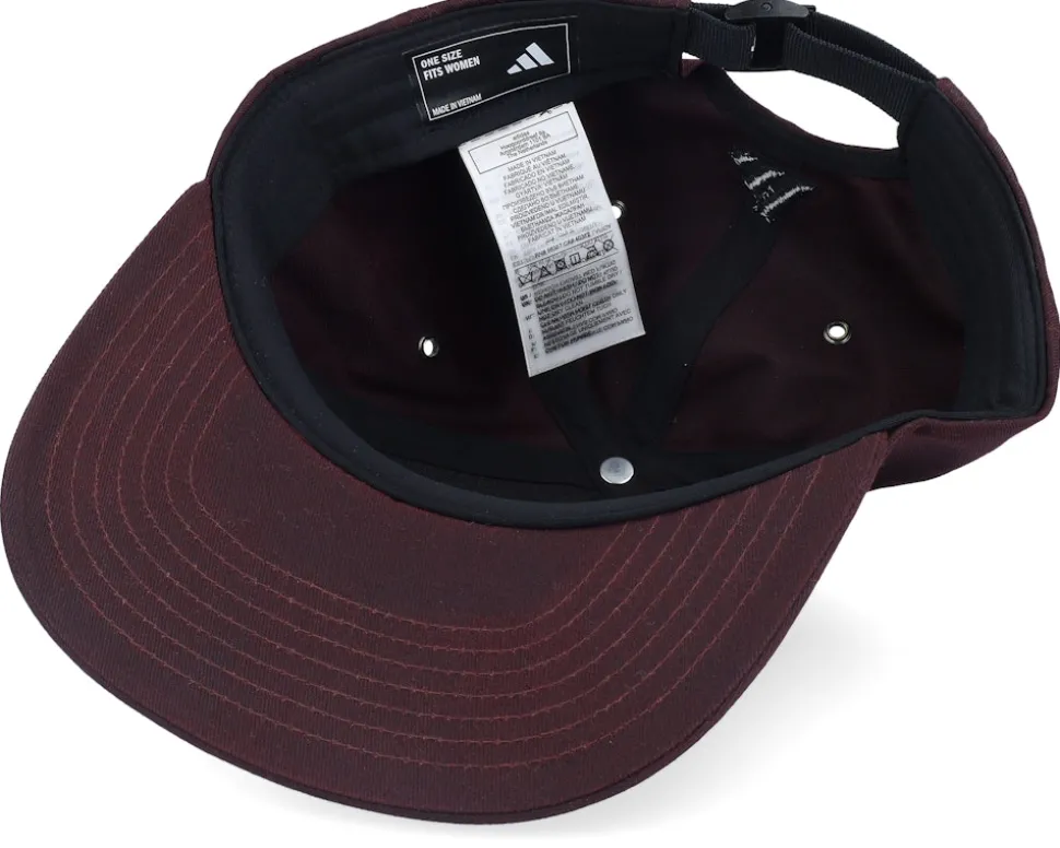 Womens Waxed Canvas 5 Panel Aurora Ruby Strapback - Adidas