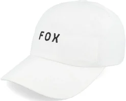 Womens Wordmark White Dad Cap - Fox