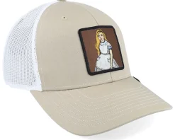 Wonderland Khaki/White Trucker - Public Domain