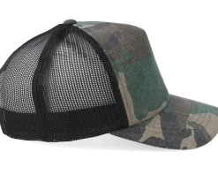 Wood Camo/Black Trucker - Yupoong