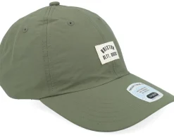 Woodburn Ivy Green Nylon Dad Cap - Brixton