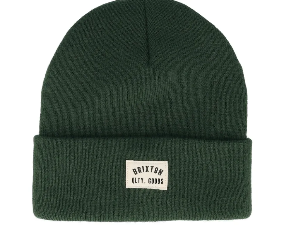 Woodburn Watch Cap Beanie Emerald Cuff - Brixton