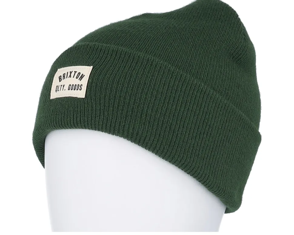 Woodburn Watch Cap Beanie Emerald Cuff - Brixton