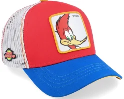 Woody Woodpecker Red/Blue/Grey Trucker - Capslab