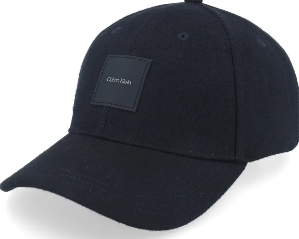 Wool Bb Cap Black Adjustable - Calvin Klein