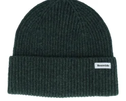 Wool Beanie Green Cuff - Resteröds