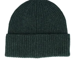 Wool Beanie Green Cuff - Resteröds