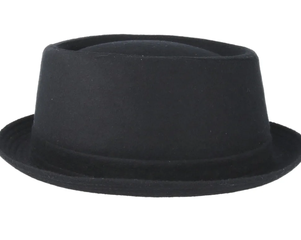 Wool Black Pork Pie - Stetson