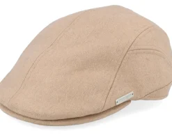 Wool blend Beige Flat Cap - Seeberger