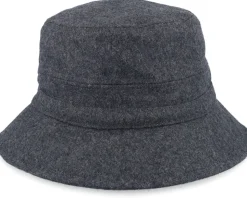 Wool Blend Black Bucket - Seeberger