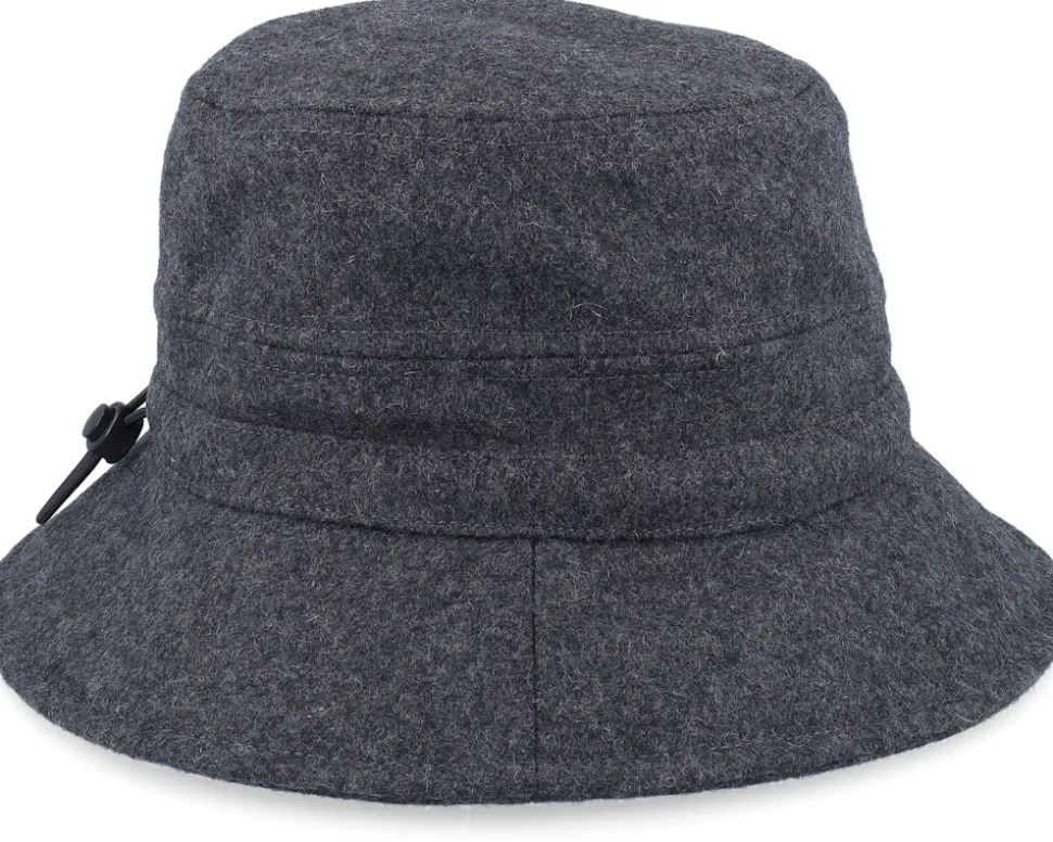 Wool Blend Black Bucket - Seeberger
