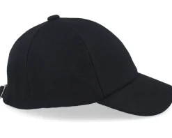 Wool Blend Black Dad Cap - Seeberger