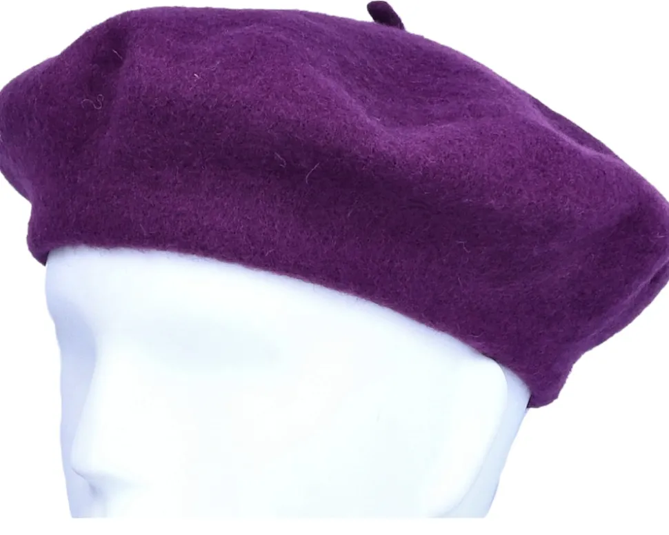 Wool Fashion Purple Beret - Jaxon & James