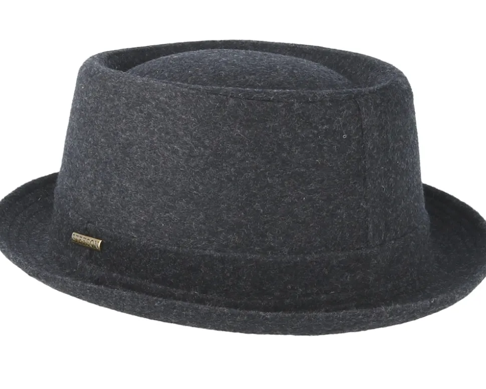 Wool Grey Pork Pie - Stetson