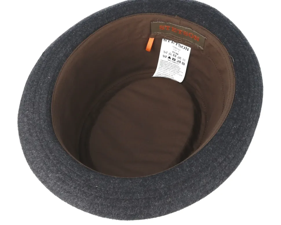 Wool Grey Pork Pie - Stetson