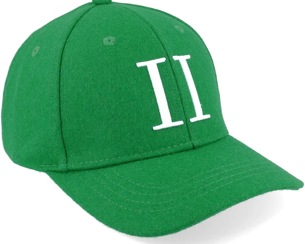 Wool Ii Baseball Sports Green/White Adjustable - Les Deux