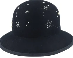 Woolfelt Black Cloche - Seeberger