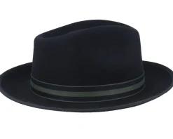 Woolfelt Black Fedora - Stetson