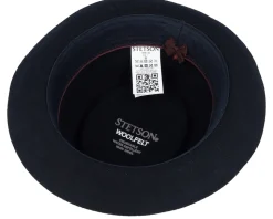 Woolfelt Black Pork Pie - Stetson
