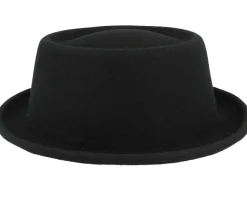 Woolfelt Black Pork Pie - Stetson