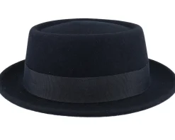 Woolfelt Black Pork Pie - Stetson