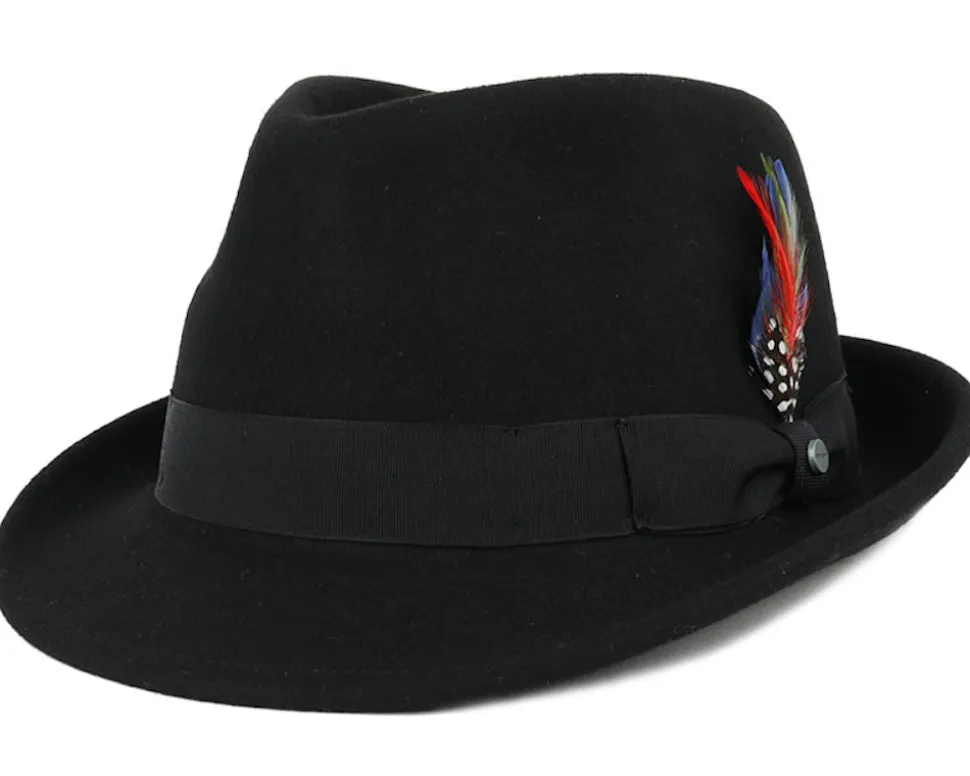 Woolfelt Black Trilby - Stetson