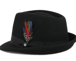 Woolfelt Black Trilby - Stetson