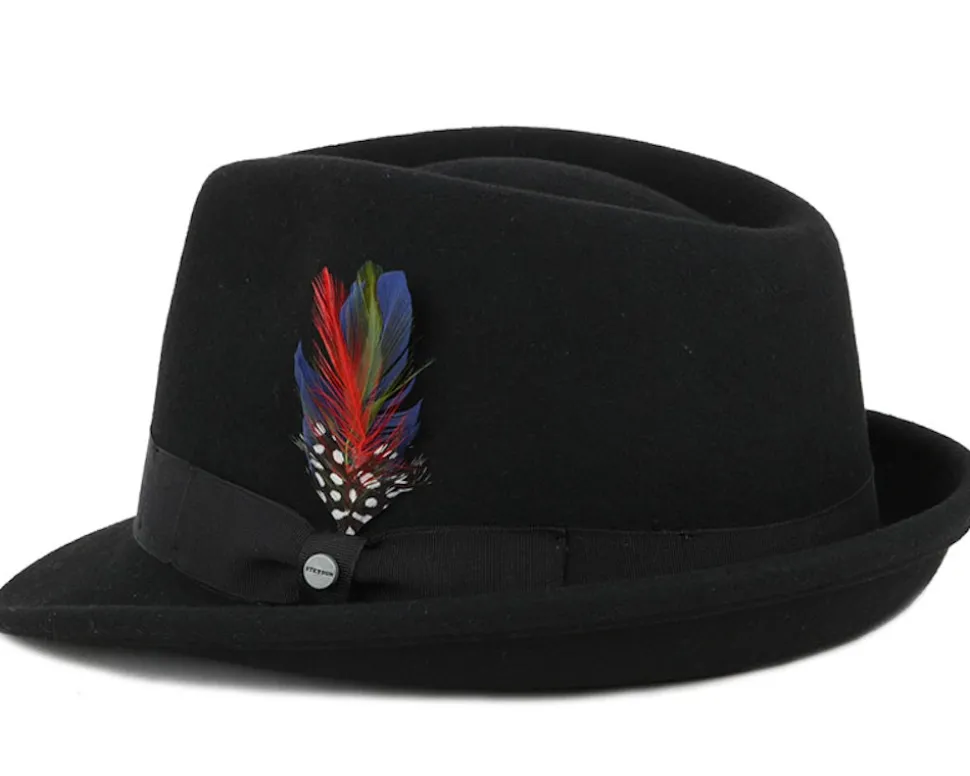 Woolfelt Black Trilby - Stetson