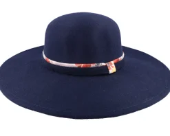 Woolfelt Floppy Marine Blue Sun Hat - Seeberger