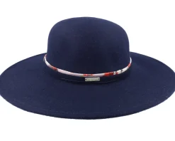 Woolfelt Floppy Marine Blue Sun Hat - Seeberger
