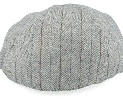Woolmix Fabric Ivy Grey Flat Cap - Seeberger