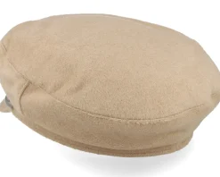 Woolmix Fabric Military Cap Beige Vega Cap - Seeberger