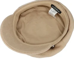 Woolmix Fabric Military Cap Beige Vega Cap - Seeberger